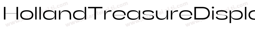 HollandTreasureDisplay Reg字体转换